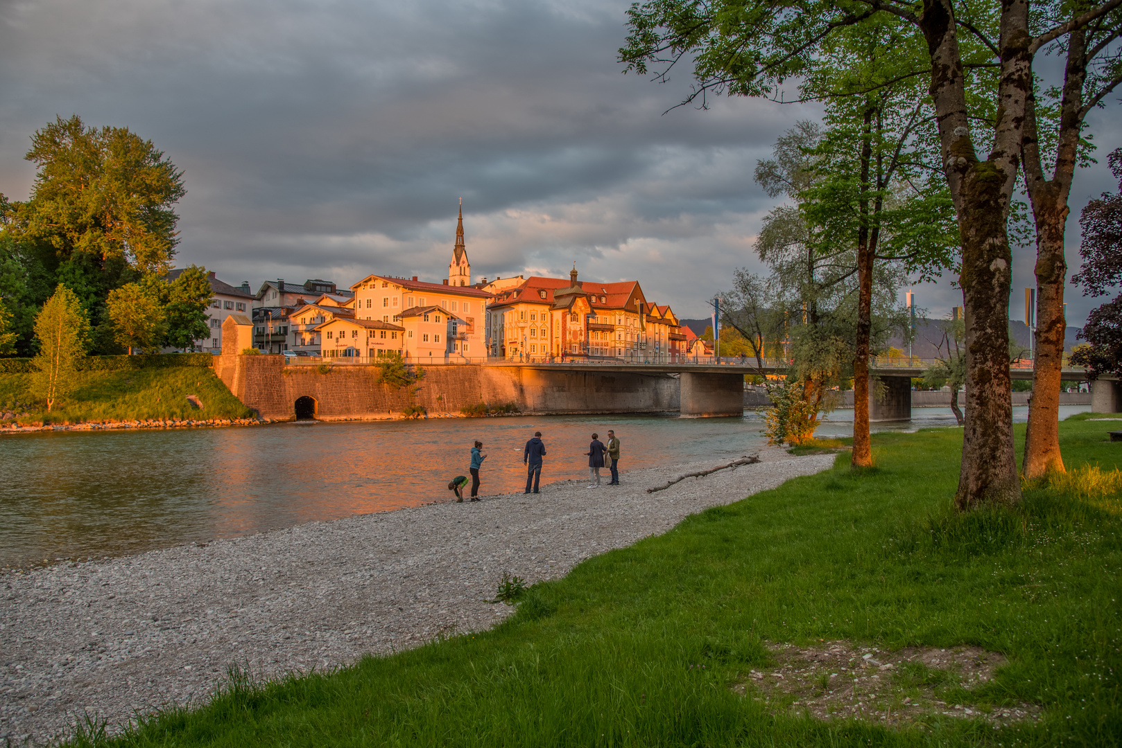 Bad Tölz am Abend