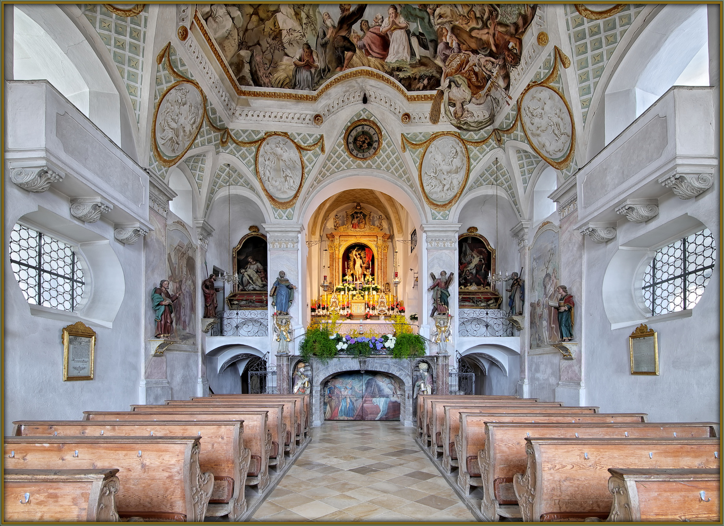 Bad Tölz– Heilig-Kreuz-Kirche auf dem Kalvarienberg