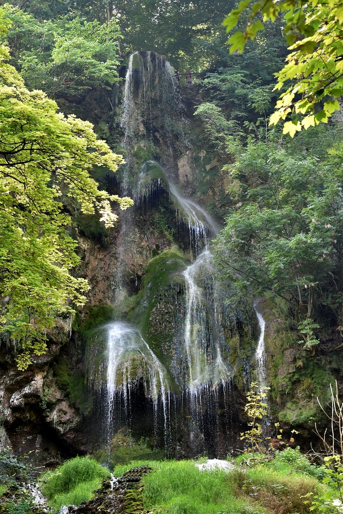 Bad Uracher Wasserfall beim Aufstieg