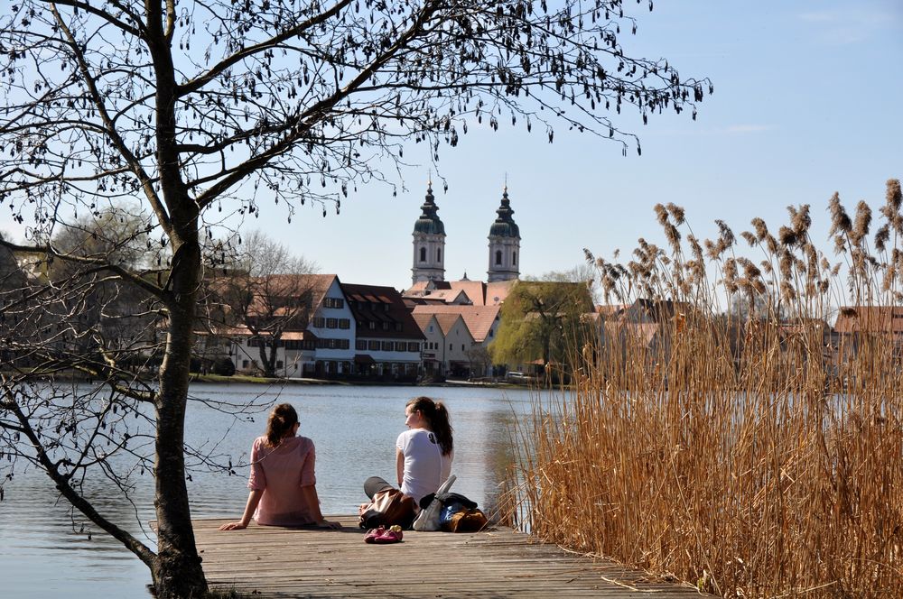 Bad Waldsee Pause Am See Foto Bild Landschaft Bad Waldsee