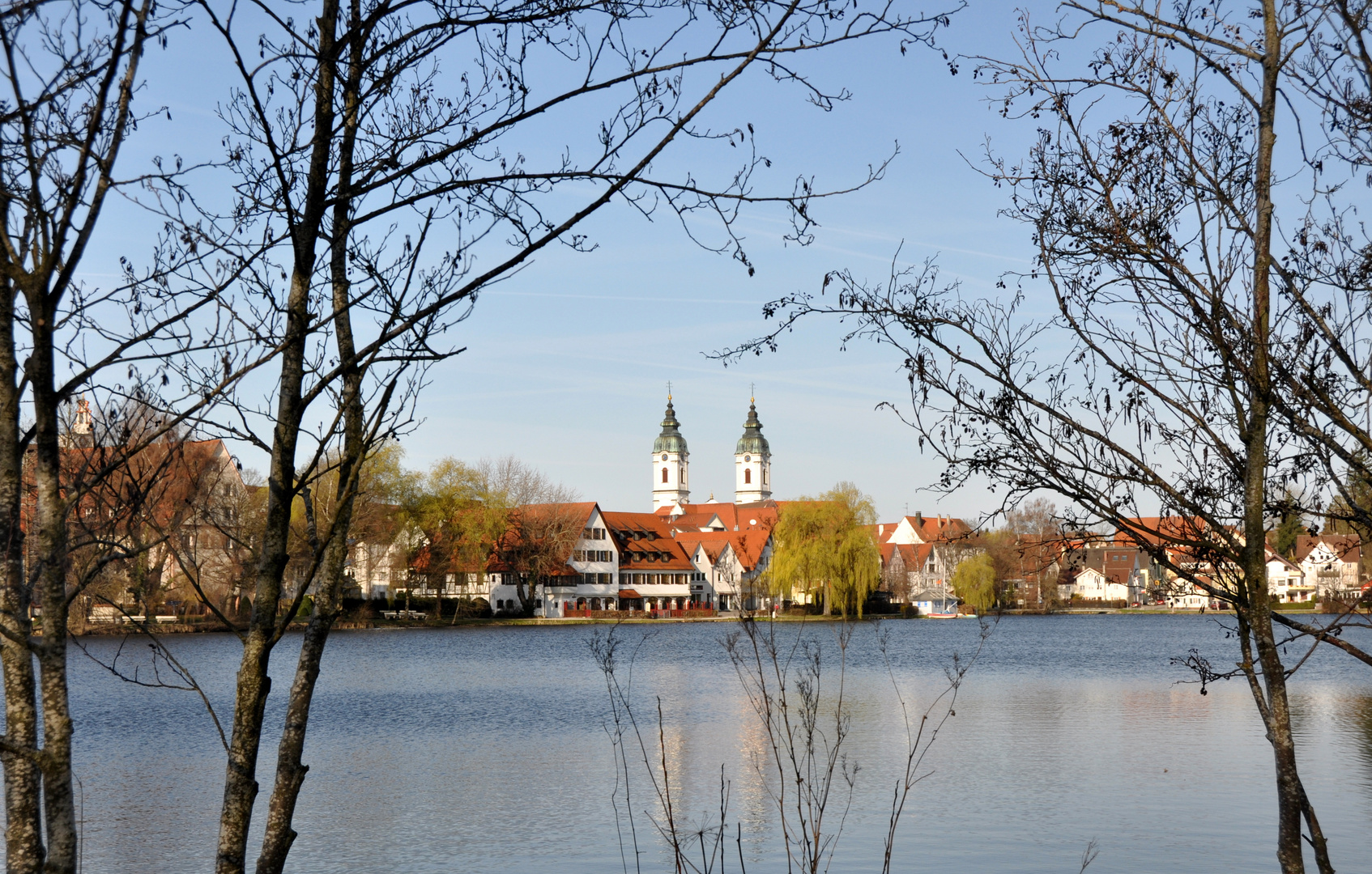 Bad Waldsee Stadtsee Foto Bild Landschaft Bad Waldsee Natur
