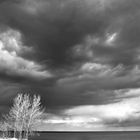 Bad weather appearing over Lake Michigan (I)