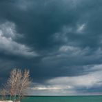 Bad weather appearing over Lake Michigan (II)