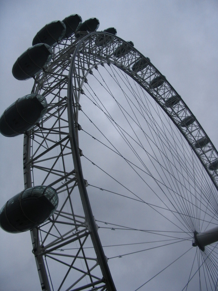 Bad Weather at London Eye