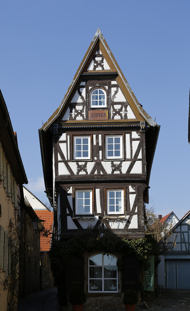 Bad Wimpfen - Fachwerkhaus in der Badgasse