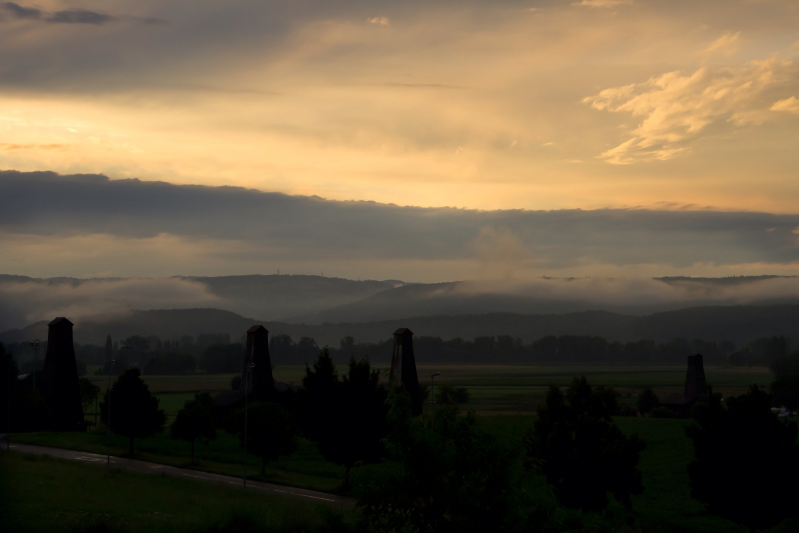 Bad Zurzach im Nebel