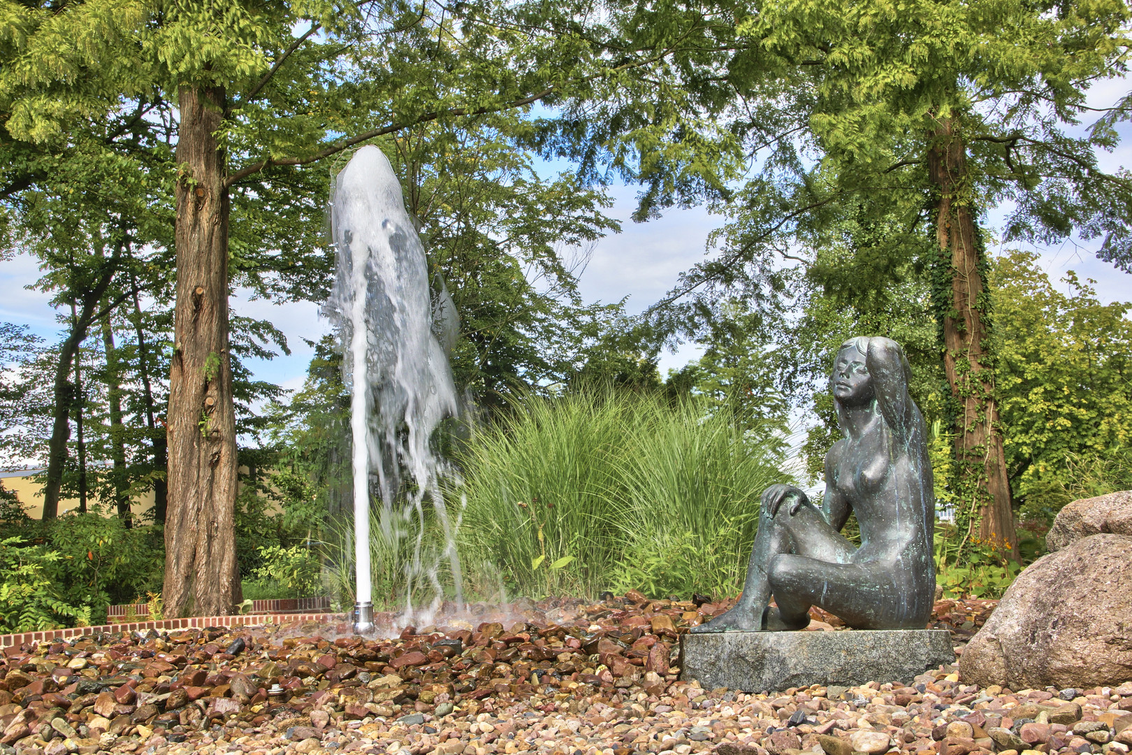 Bad Zwischenahn - Springbrunnen im Kurpark