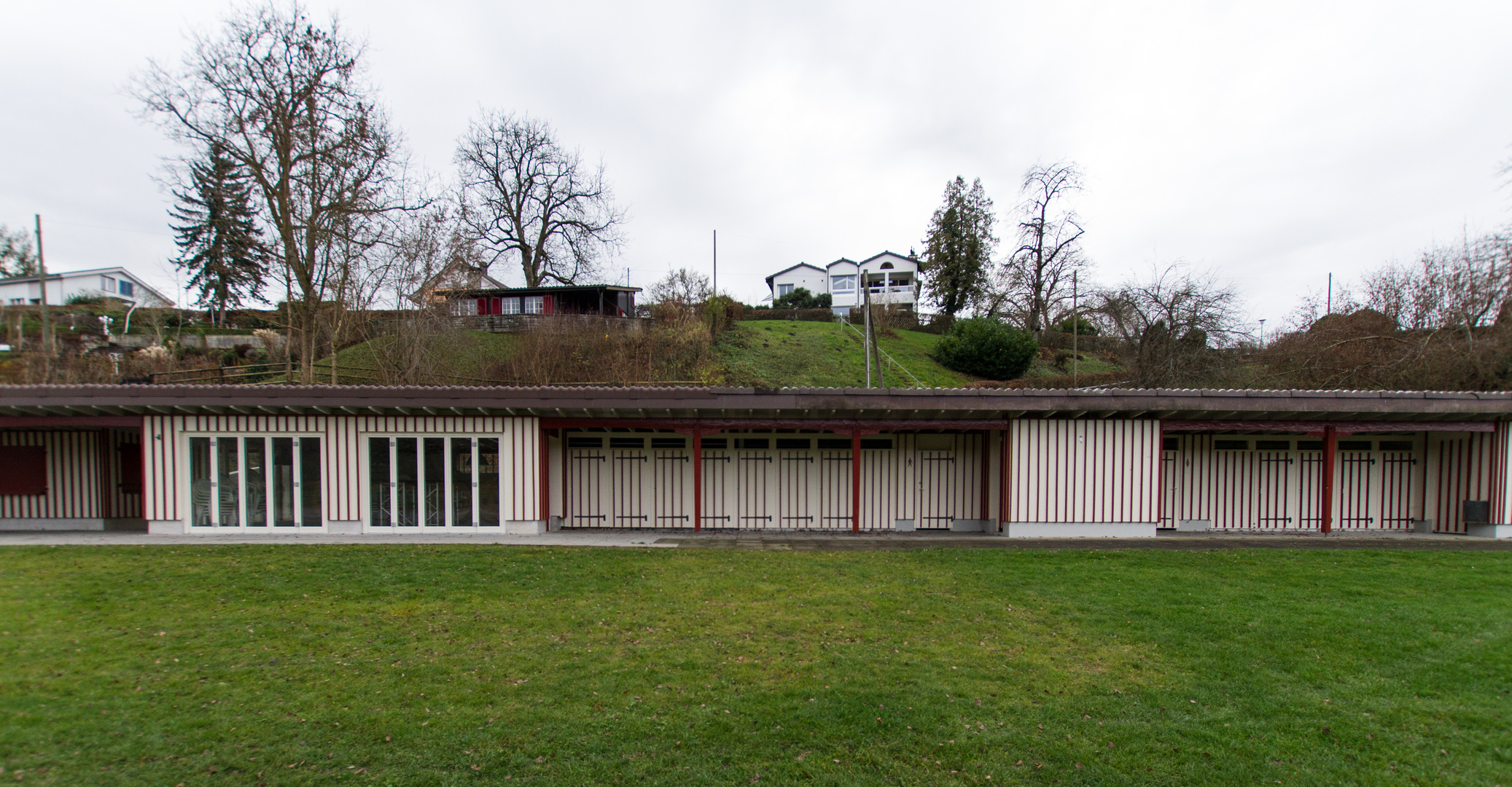 Badeanstalt im Winter 2 - Diessenhofen, Schweiz