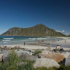 Badebetrieb auf den Lofoten