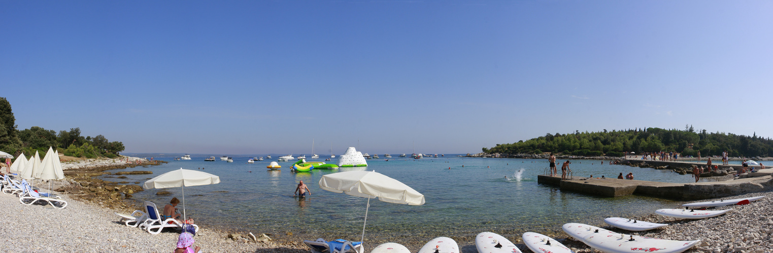 Badebucht auf Andrija, Kroatien