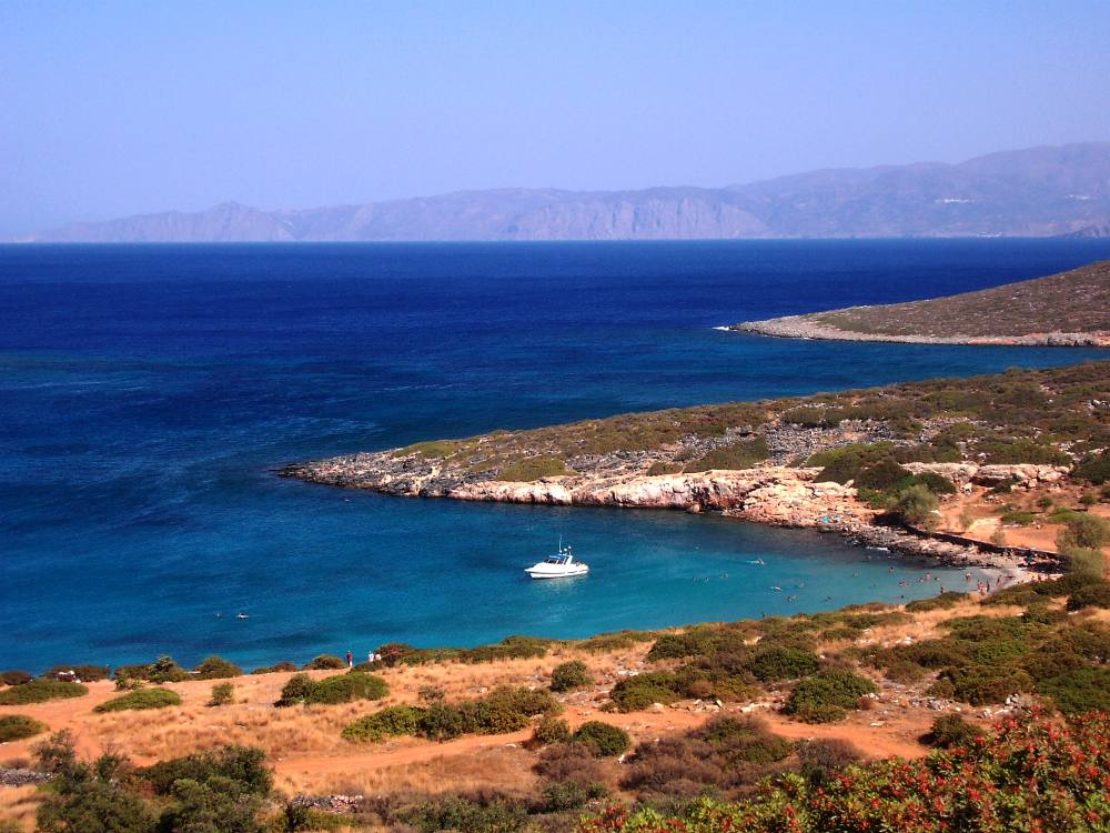 Badebucht auf Spinalonga