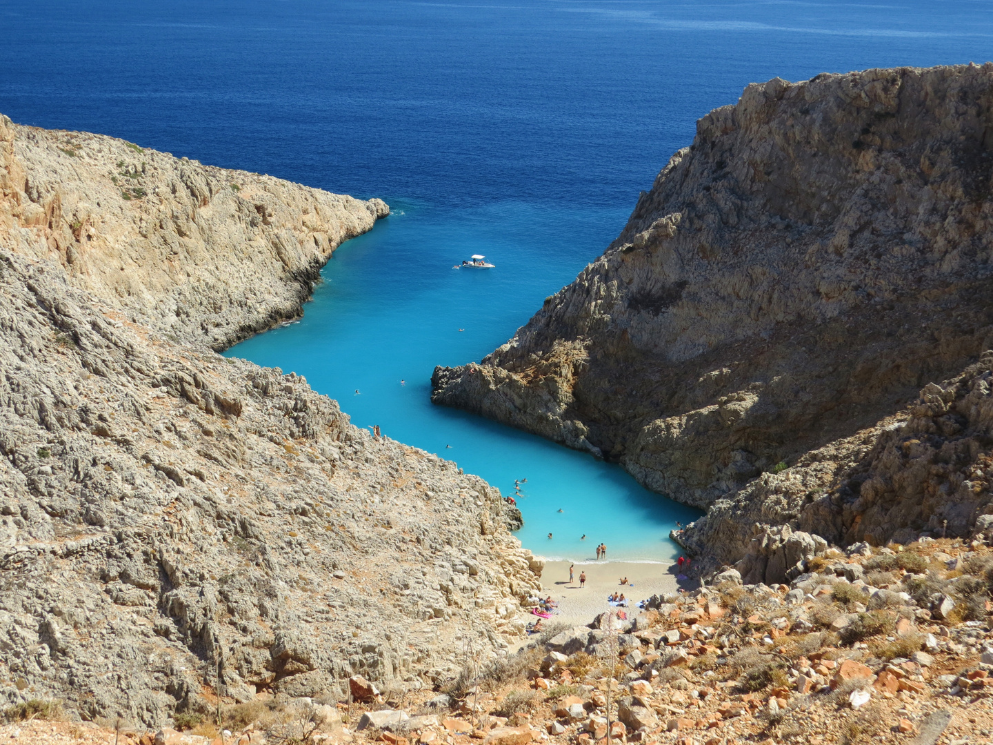 Badebucht Seitan Limani, Kreta