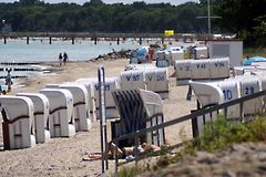 Badefreuden am Ostseestrand