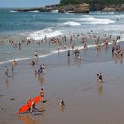 Badefreuden am Strand von Biarritz