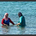 Badefreuden im Roten Meer, Aqaba (Jordanien)