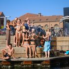 Badefreuden in Coronazeiten in Kopenhagen