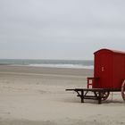 Badehäuschen am Strand