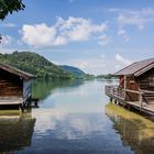 Badehäuser am Schliersee