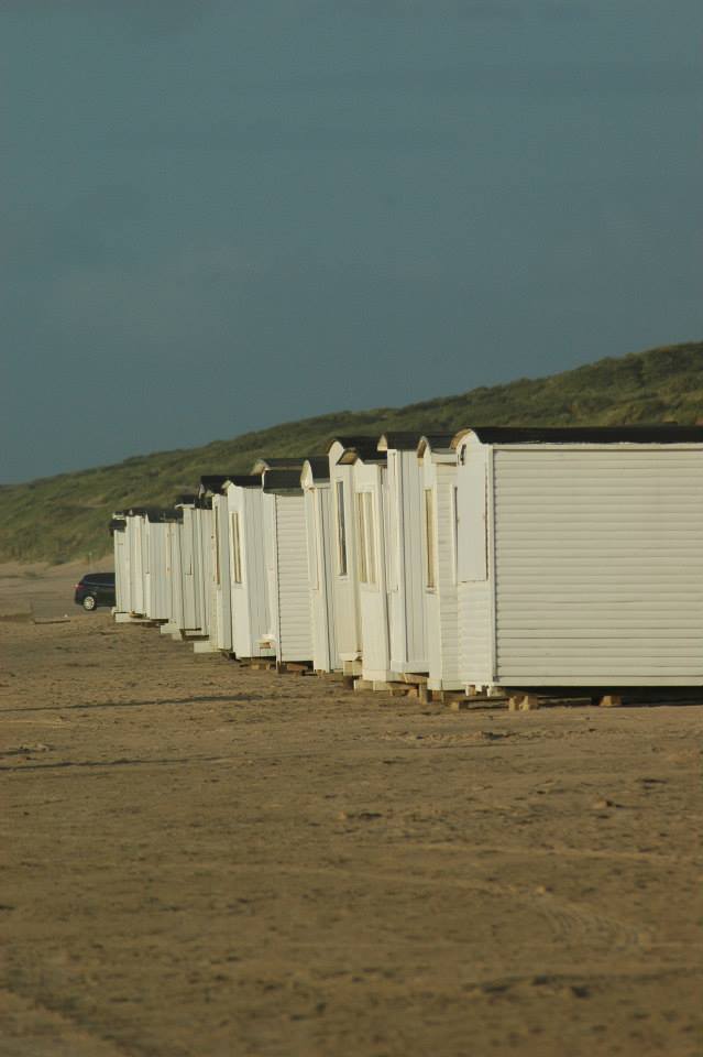 Badehäuser Blokhus Strand