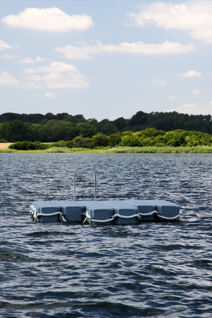 Badeinsel auf der Schlei