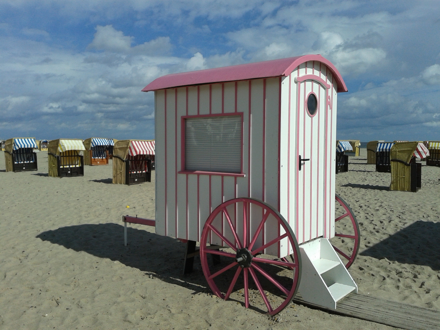 Badekarren in Lübeck-Travemünde