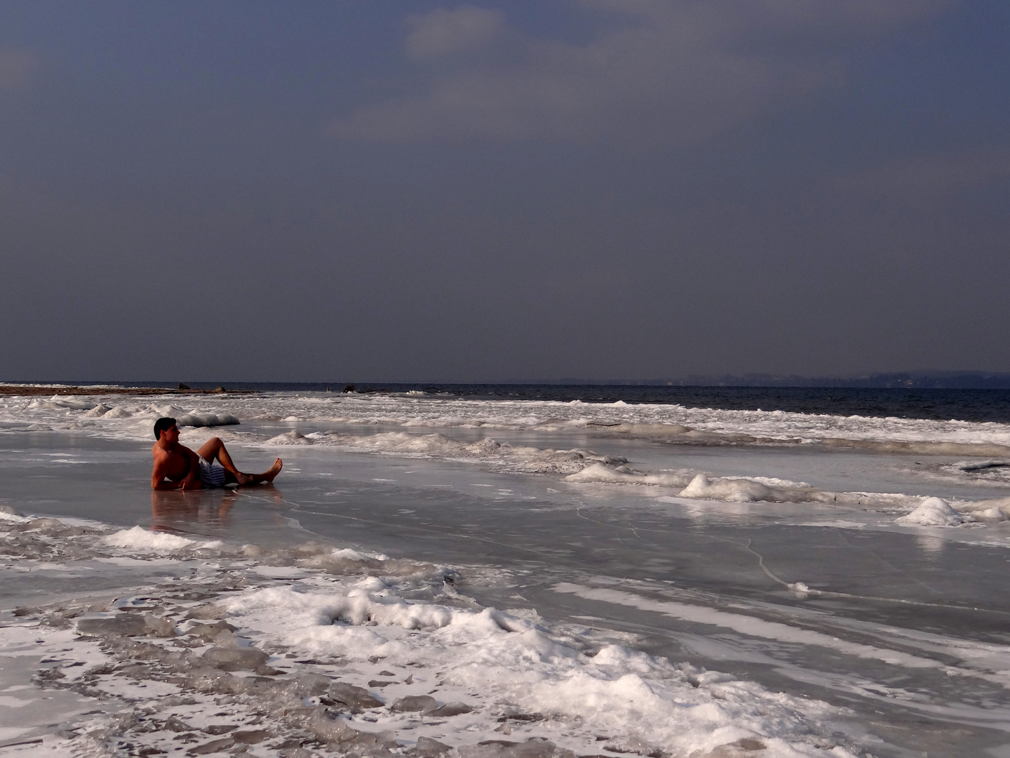 baden am bodensee bei minus !