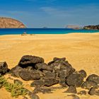 baden am ruhigen Playa de las Conchas