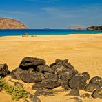 baden am ruhigen Playa de las Conchas