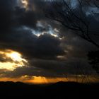 baden-baden mit goldigem blick in die rheinebene vom battert