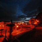 Baden bei Wien Blick auf Promenade Eingang Kurpark und Casino