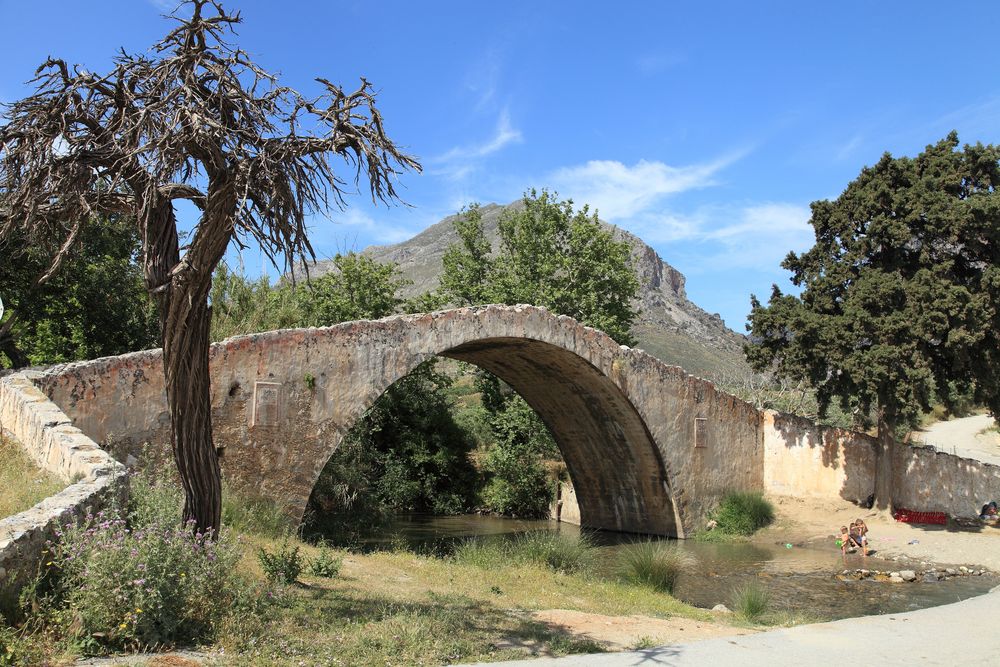 Baden im Bach Foto & Bild kinder, kinder ab 2, brücke Bilder auf