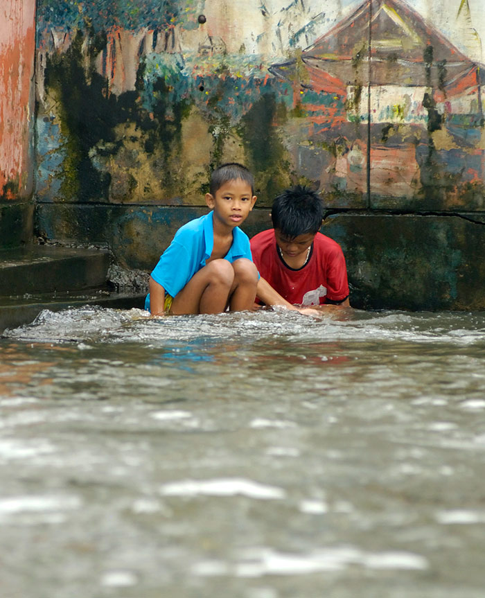 Baden im Fluß Foto & Bild asia, thailand, southeast asia Bilder auf