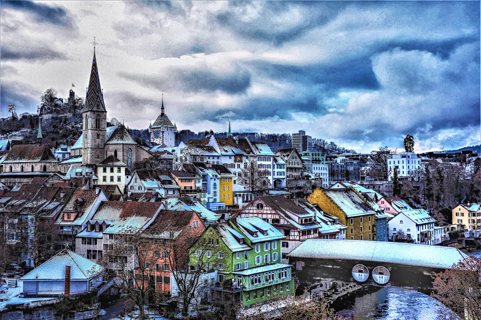 Baden im Kanton Aargau in der Schweiz nochmals anderst