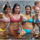 Baden im Pool des Angel Falls...............