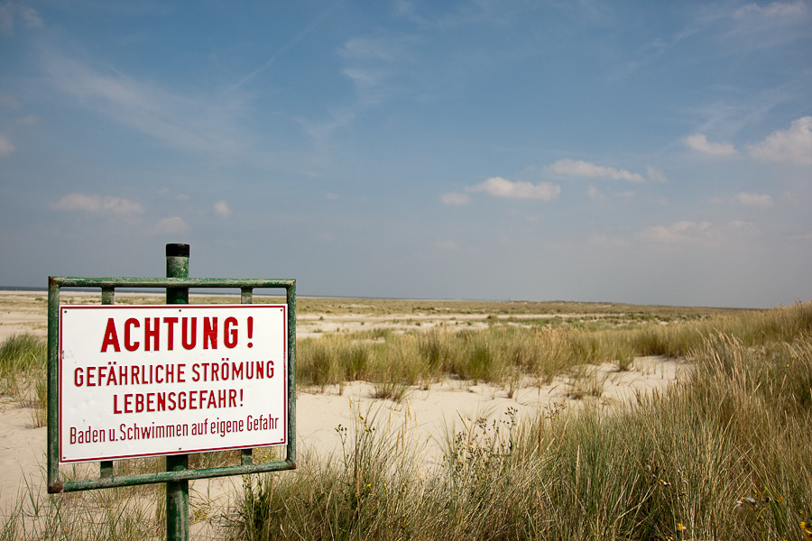 Baden und Schwimmen auf eigene Gefahr - nur wo?