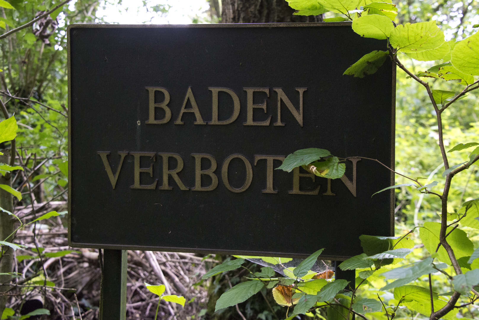 Baden verboten