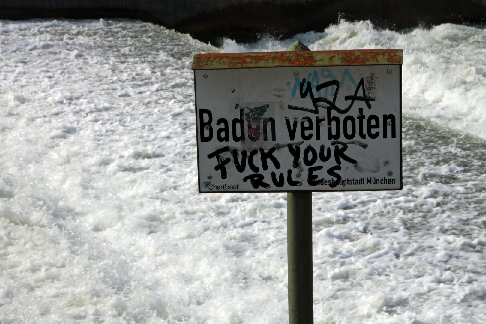 Baden verboten