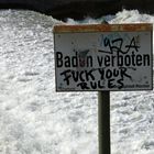 Baden verboten