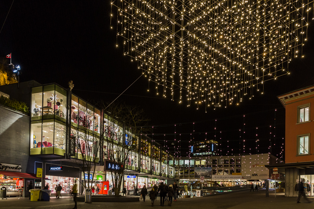 Baden: Weihnachtsbeleuchtung