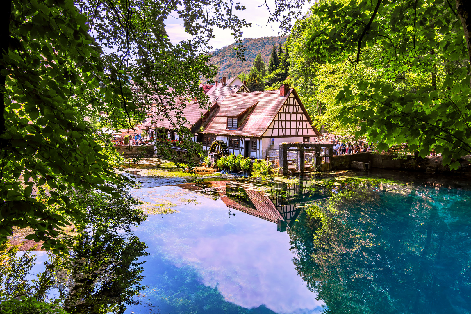 BADEN-WÜRTTEMBERG : HISTORISCHE HAMMERSCHMIEDE AM BLAUTOPF - BLAUBEUREN