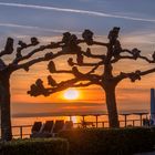 BADEN-WÜRTTEMBERG : SONNENUNTERGANG IN FRIEDRICHSHAFEN