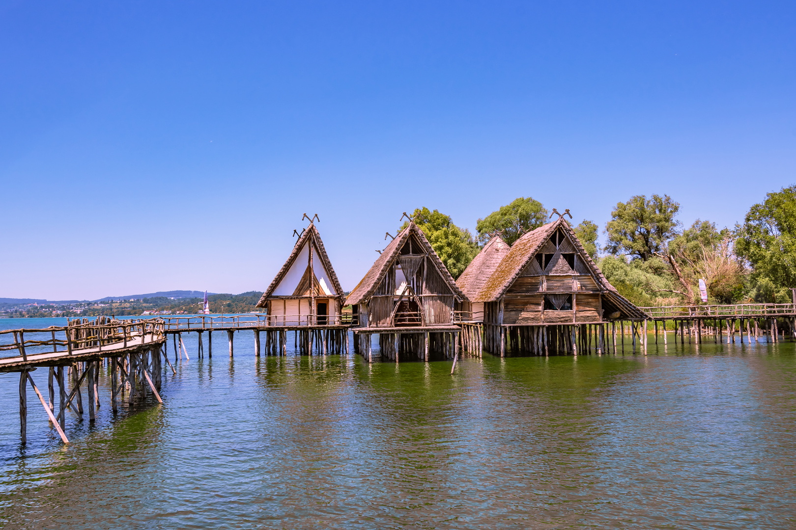 BADEN-WUERTTEMBERG STILT HOUSES UNTERUHLDINGEN