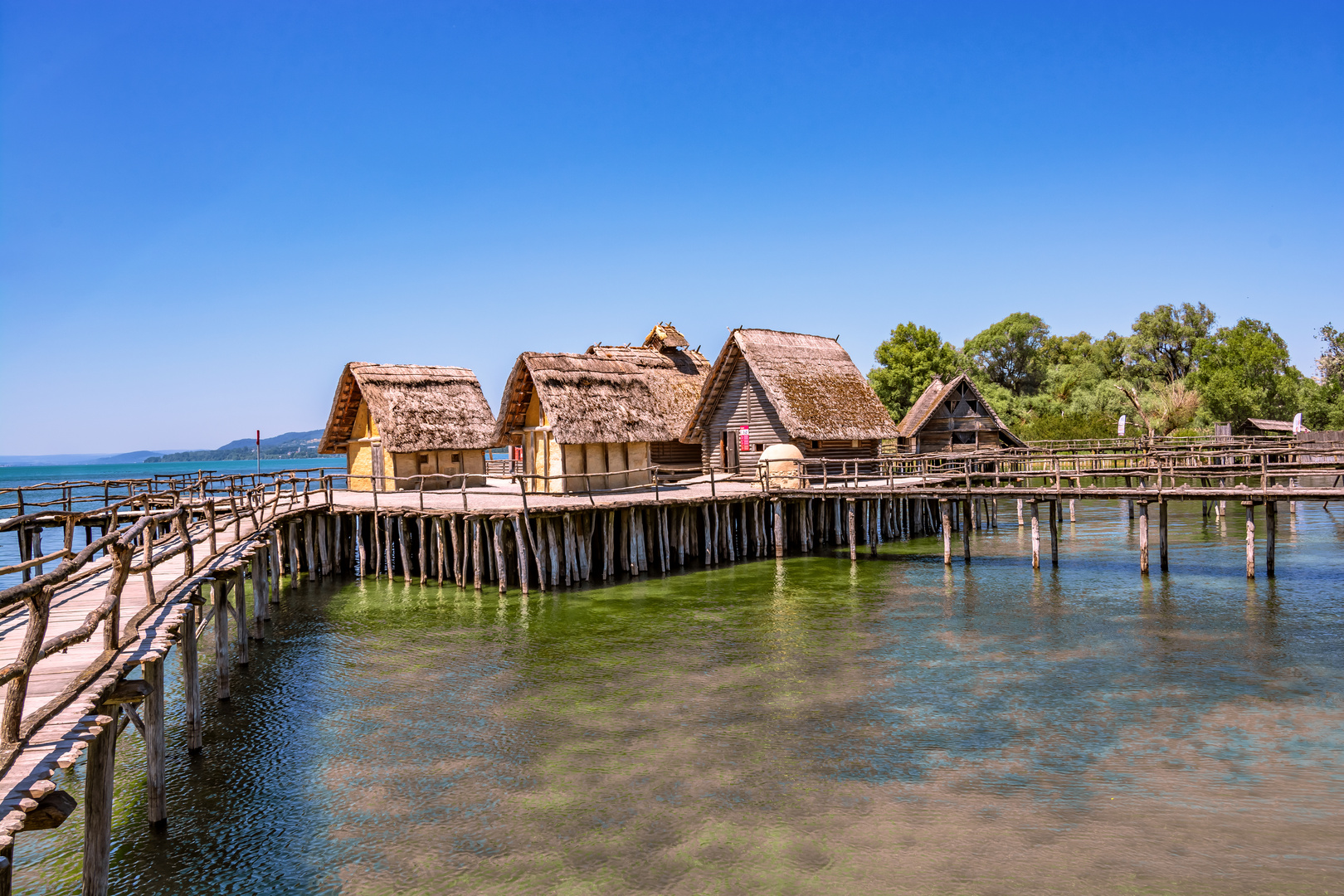 BADEN-WUERTTEMBERG STILT HOUSES UNTERUHLDINGEN