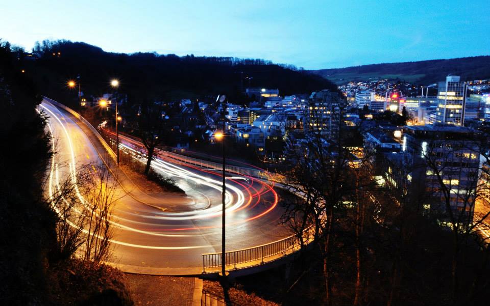 Baden/AG bei Nacht