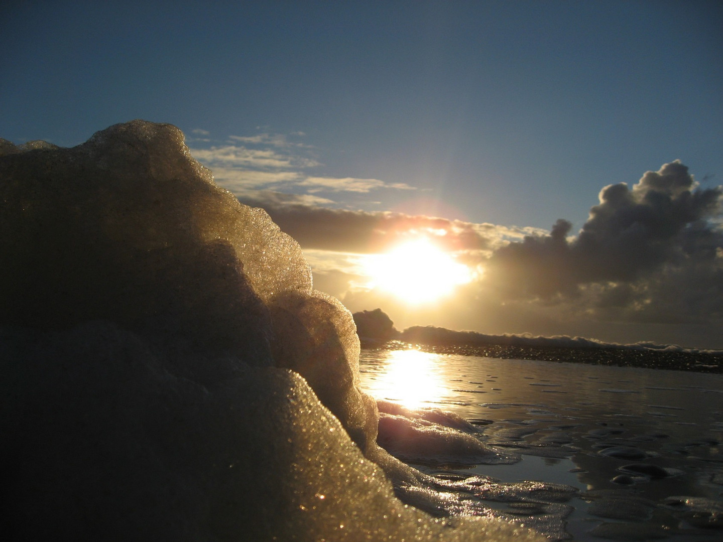 Badeschaum in der Nordsee?