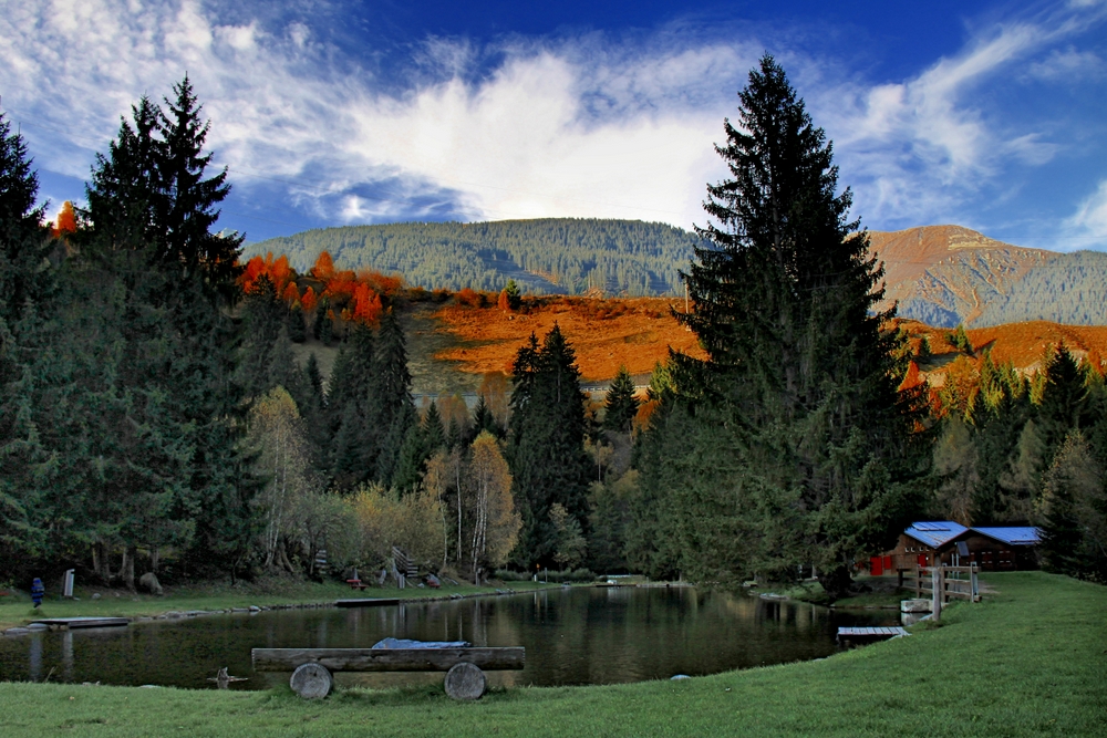 Badesee am Campingplatz