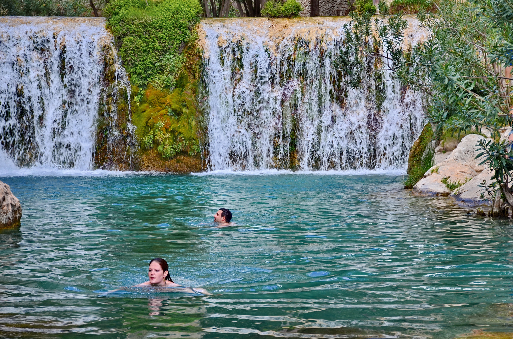 Badesee mit Dusche