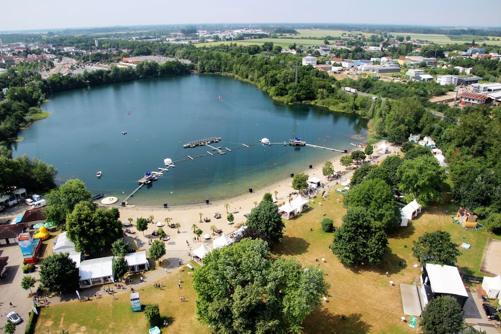 Badesee von oben Foto & Bild | reportage dokumentation, events ...