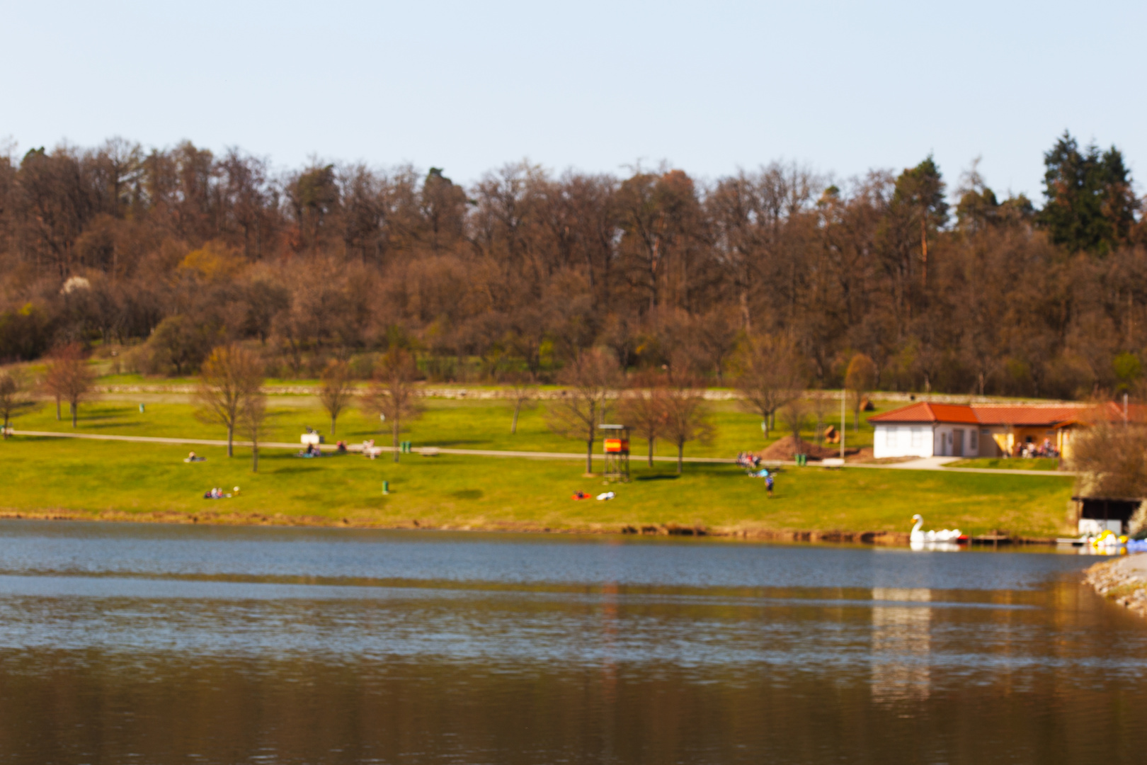 Badestrand am Stausee