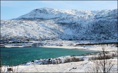 Badestrand auf Kvaløya